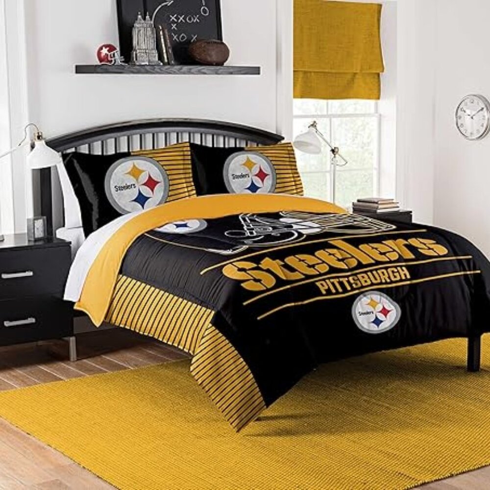 Pittsburgh Steelers - Full/Queen Sized Comforter set
